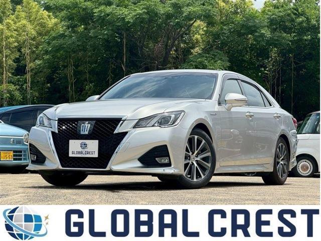 Ref:AUX-24938198 TOYOTA CROWN HYBRID 2017 1 2017 Toyota Crown Hybrid silver gasoline used car Japan export