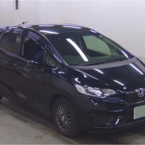 2016 Honda Fit black gasoline used car Japan export