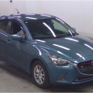 2015 Mazda Demio blue diesel used car Japan export