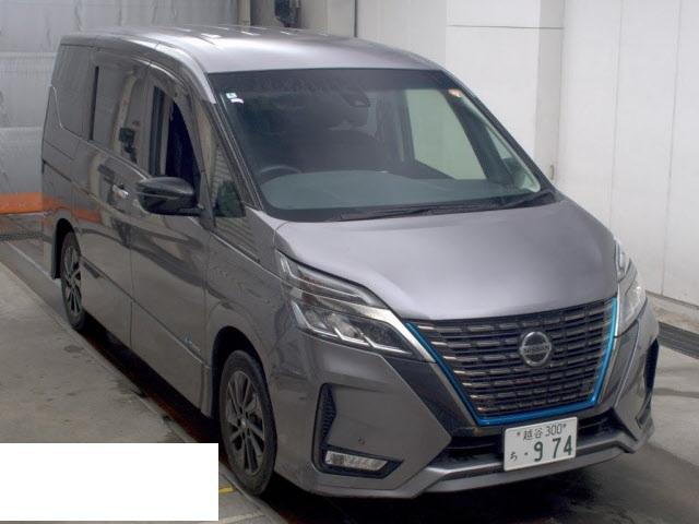 Ref:AUX-24938258 NISSAN SERENA 2022 1 2022 Nissan Serena gray gasoline used car Japan export