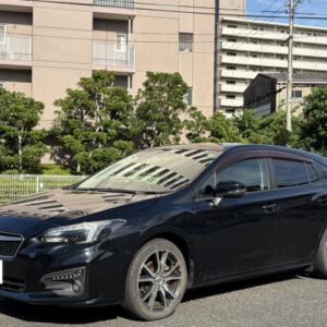 2017 Subaru Impreza Sports black gasoline used car Japan export