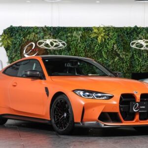 2022 Bmw M4 orange gasoline used car Japan export