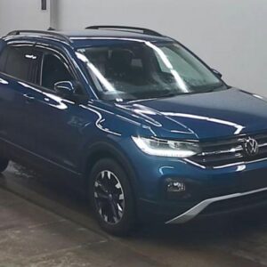 2022 Volkswagen T-Cross blue gasoline used car Japan export