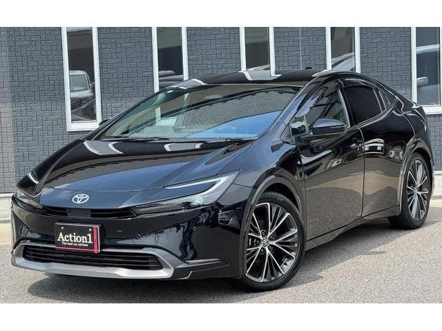 Ref:AUX-24947525 TOYOTA PRIUS 2024 1 2024 Toyota Prius black gasoline used car Japan export