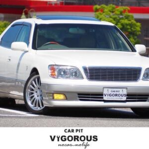 1999 Toyota Celsior white gasoline used car Japan export