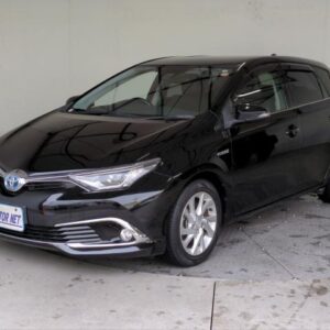 2016 Toyota Auris black hybrid used car Japan export