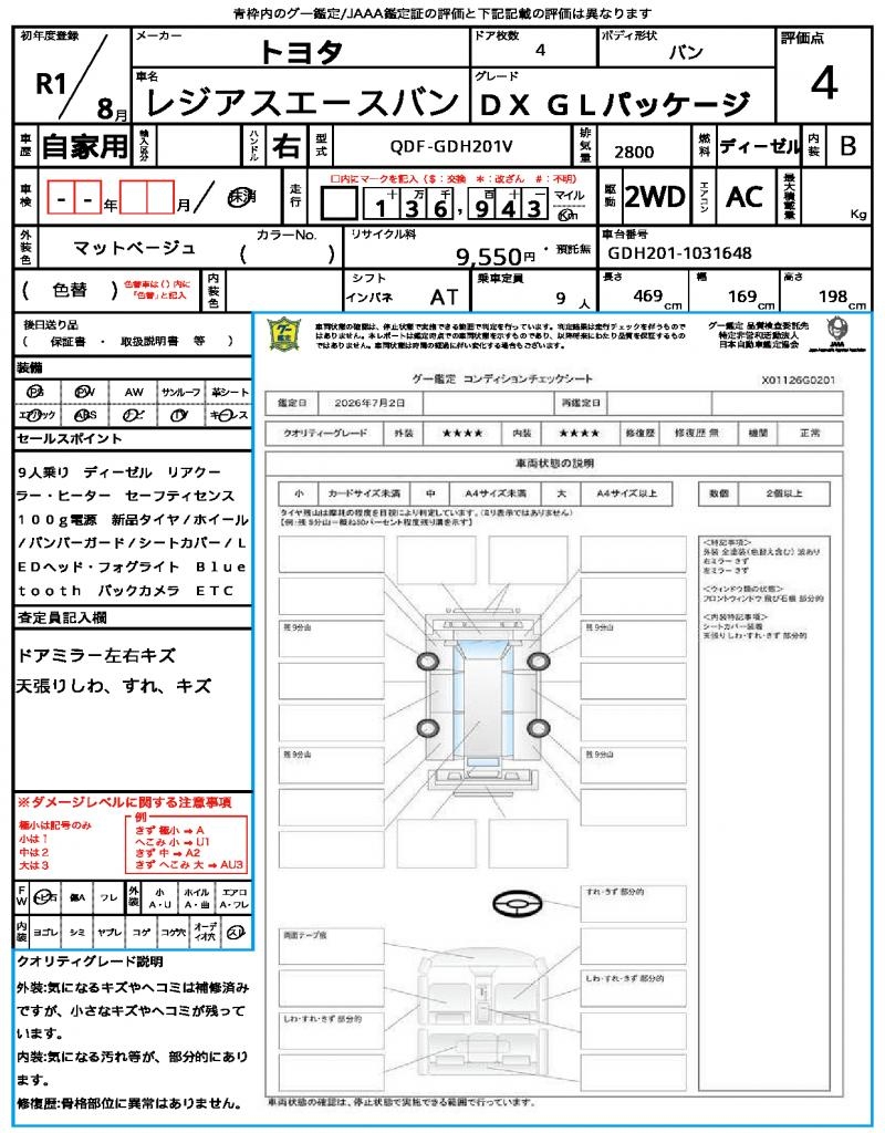 Ref:AUX-24948494 TOYOTA REGIUS ACE VAN 2019 21 Ref:AUX-24948494 TOYOTA REGIUS ACE VAN 2019 - Image 21