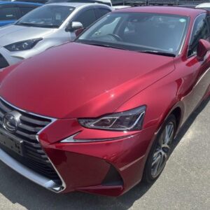 2017 Lexus Is red gasoline used car Japan export