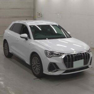 2021 Audi Q3 white diesel used car Japan export