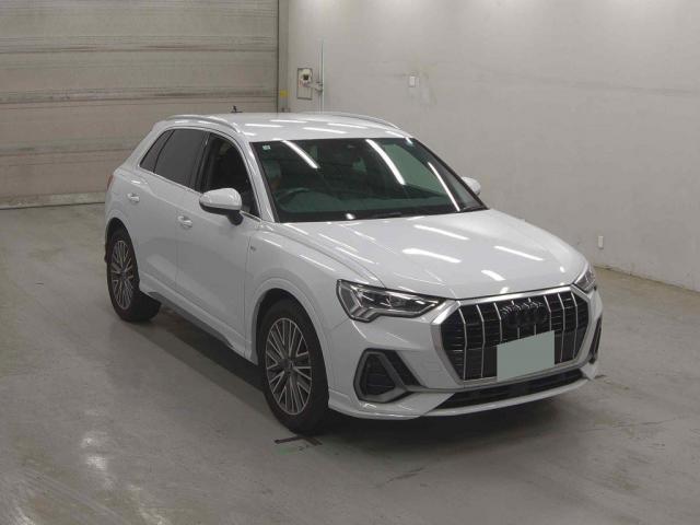 Ref:AUX-24953665 AUDI Q3 2021 1 2021 Audi Q3 white diesel used car Japan export