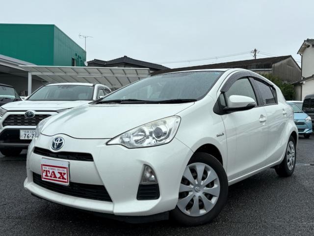 Ref:AUX-24953797 TOYOTA AQUA 2013 1 2013 Toyota Aqua pearl gasoline used car Japan export