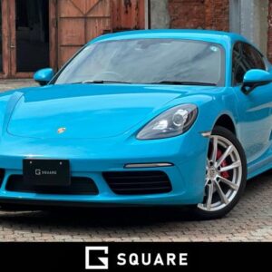 2018 Porsche 718 Cayman blue gasoline used car Japan export