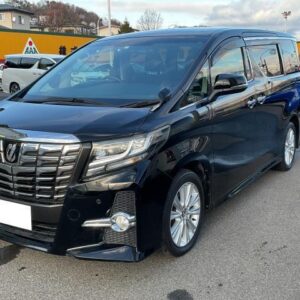 2016 Toyota Alphard black gasoline used car Japan export