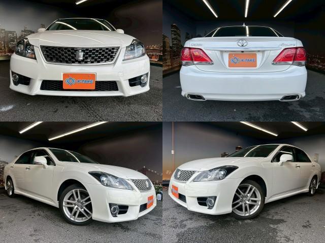 Ref:AUX-24954143 TOYOTA CROWN 2011 1 2011 Toyota Crown white gasoline used car Japan export