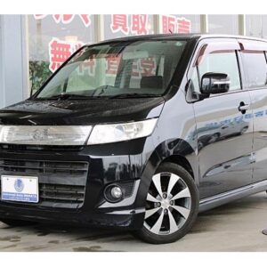 2011 Suzuki Wagon R Stingray black gasoline used car Japan export