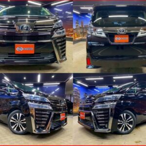 2018 Toyota Vellfire black gasoline used car Japan export