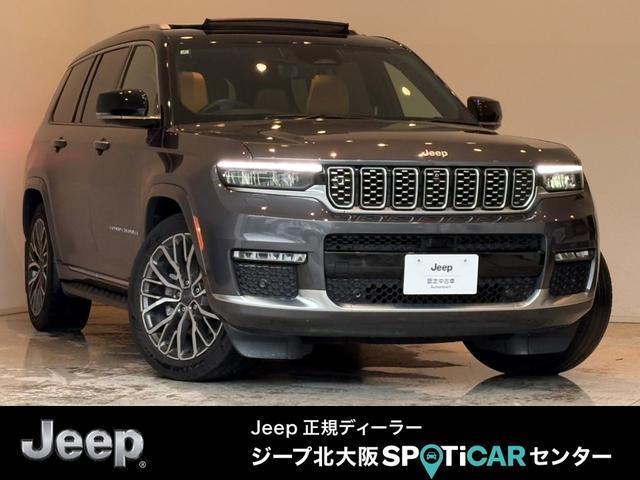 Ref:AUX-24954444 CHRYSLER JEEP JEEP GRAND CHEROKEE L 2022 1 2022 Chrysler Jeep Jeep Grand Cherokee L gray gasoline used car Japan export