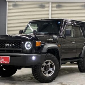 2025 Toyota Land Cruiser 70 black diesel used car Japan export