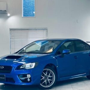 2016 Subaru Wrx Sti blue gasoline used car Japan export