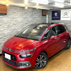 2018 Citroen C4 Picasso red diesel used car Japan export