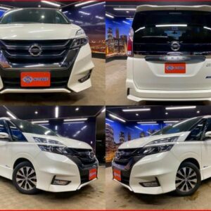 2017 Nissan Serena pearl gasoline used car Japan export