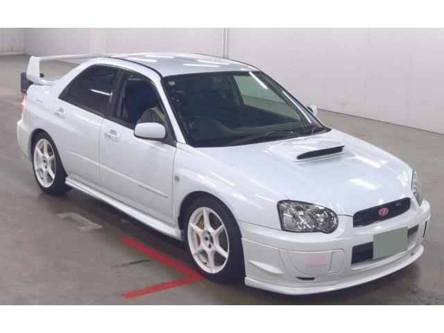 Ref:AUX-24958688 SUBARU IMPREZA 2003 1 2003 Subaru Impreza white gasoline used car Japan export