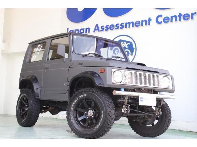 Ref:AUX-24958696 SUZUKI JIMNY 1991 1 1991 Suzuki Jimny gray gasoline used car Japan export