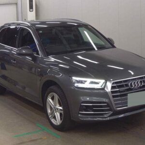 2018 Audi Q5 gray gasoline used car Japan export