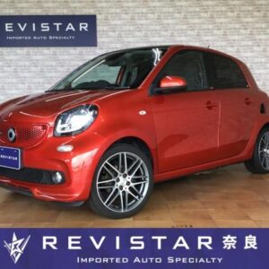 2017 Mcc Smart Smart For Four red gasoline used car Japan export