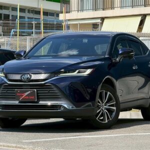 2021 Toyota Harrier blue gasoline used car Japan export