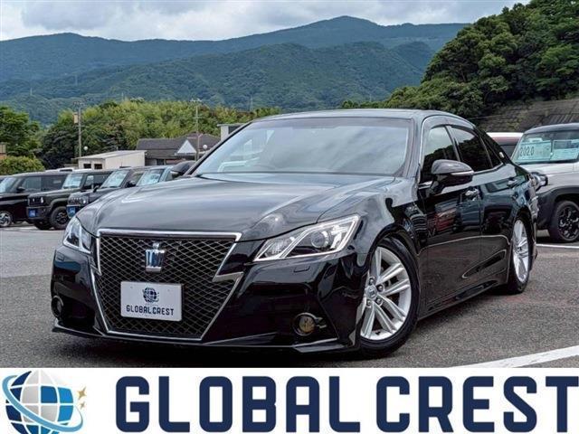 Ref:AUX-24958965 TOYOTA CROWN 2015 1 2015 Toyota Crown black gasoline used car Japan export