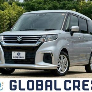 2021 Suzuki Solio silver gasoline used car Japan export
