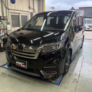 2021 Honda Stepwagon Spada black gasoline used car Japan export