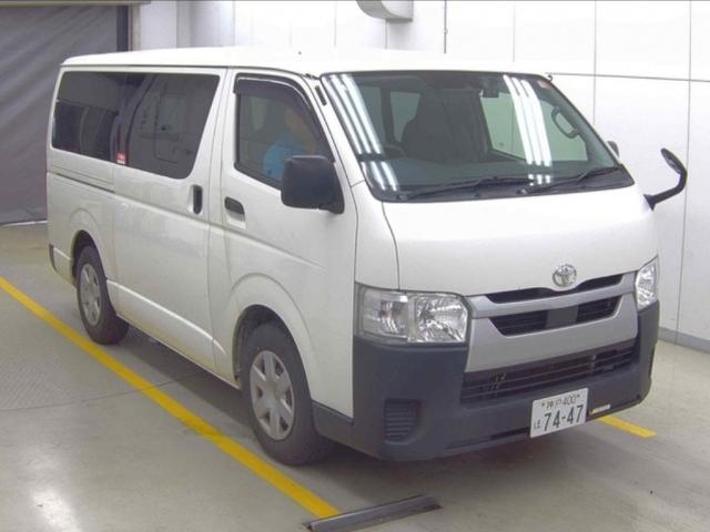 Ref:AUX-24959064 TOYOTA HIACE VAN 2021 1 2021 Toyota Hiace Van white diesel used car Japan export