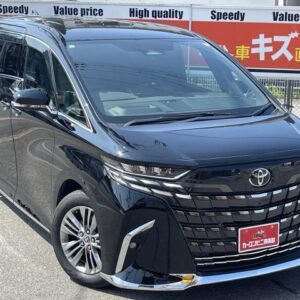 2025 Toyota Alphard black gasoline used car Japan export