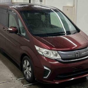 2015 Honda Stepwagon wine gasoline used car Japan export