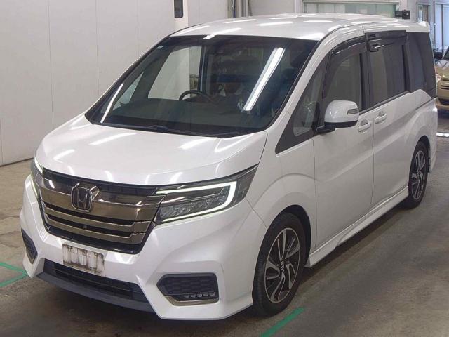 Ref:AUX-24968173 HONDA STEPWAGON SPADA 2017 1 2017 Honda Stepwagon Spada pearl gasoline used car Japan export