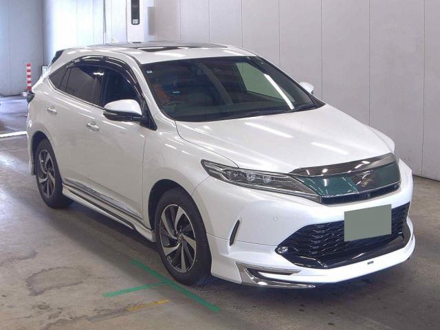 Ref:AUX-24968356 TOYOTA HARRIER 2017 1 2017 Toyota Harrier pearl gasoline used car Japan export