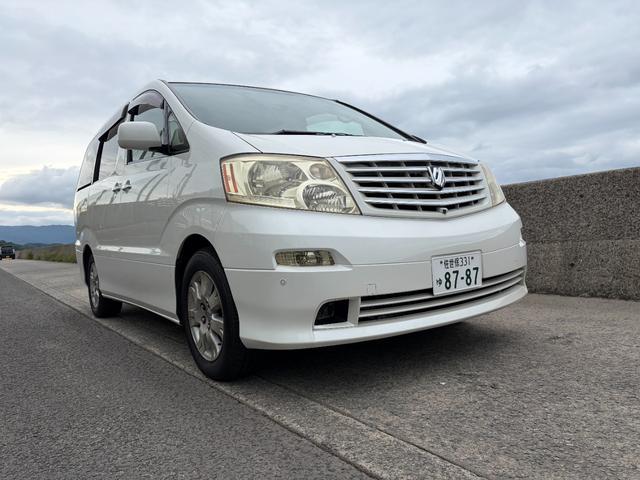 Ref:AUX-24968648 TOYOTA ALPHARD V 2003 1 2003 Toyota Alphard V white gasoline used car Japan export