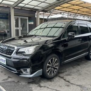 2016 Subaru Forester black gasoline used car Japan export