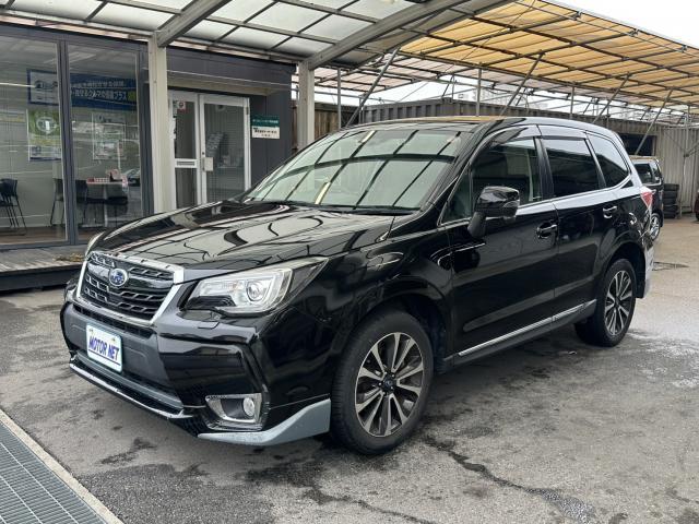 Ref:AUX-24969469 SUBARU FORESTER 2016 1 2016 Subaru Forester black gasoline used car Japan export