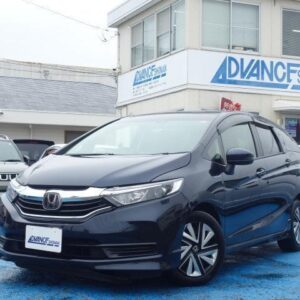2020 Honda Shuttle blue hybrid used car Japan export