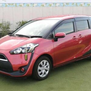 2015 Toyota Sienta red gasoline used car Japan export