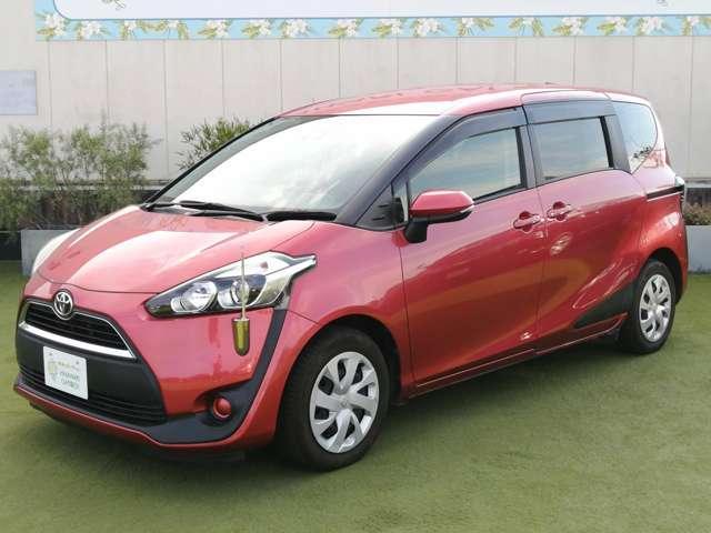 Ref:AUX-24973270 TOYOTA SIENTA 2015 1 2015 Toyota Sienta red gasoline used car Japan export