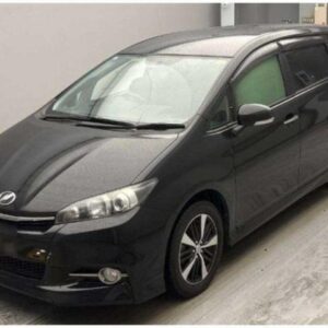 2017 Toyota Wish black gasoline used car Japan export