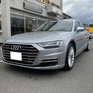 2019 Audi A8 silver gasoline used car Japan export