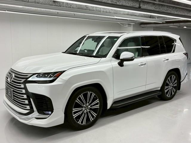 Ref:AUX-24974807 LEXUS LX 2023 1 2023 Lexus Lx white gasoline used car Japan export