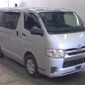 2019 Toyota Hiace Van silver diesel used car Japan export
