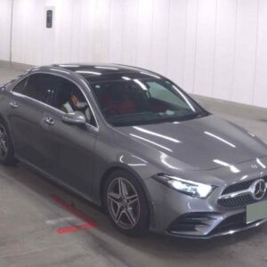 2019 Mercedes Benz A-Class Sedan gray gasoline used car Japan export