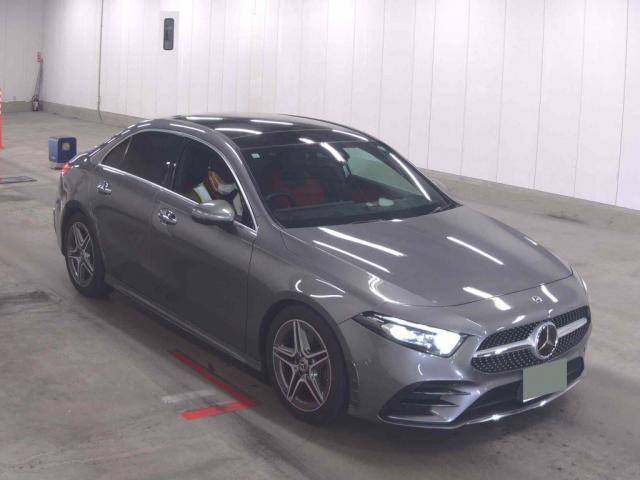 Ref:AUX-24974831 MERCEDES BENZ A-CLASS SEDAN 2019 1 2019 Mercedes Benz A-Class Sedan gray gasoline used car Japan export